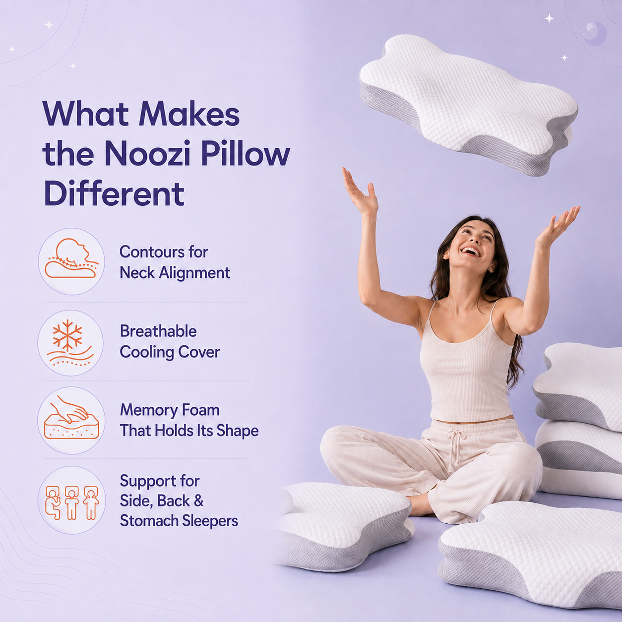 NeckFit™ Noozi Pillow